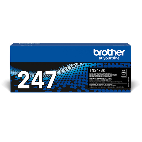 Brother TN247BK - Noir - original - cartouche de toner - pour Brother DCP-L3510CDW, DCP-L3517CDW, DCP-L3550DW, MFC-L3730CDN 