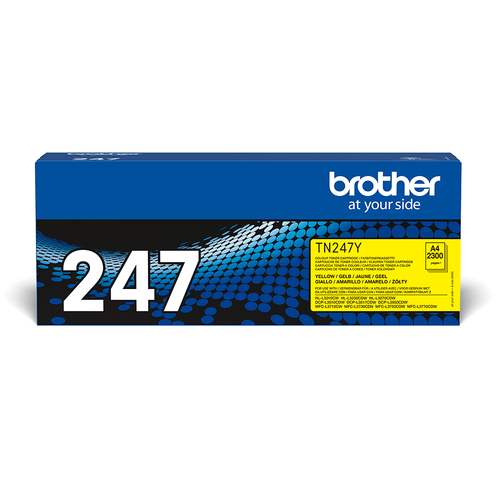 Brother TN247Y - Jaune - original - cartouche de toner - pour Brother DCP-L3510CDW, DCP-L3517CDW, DCP-L3550DW, MFC-L3730CDN 