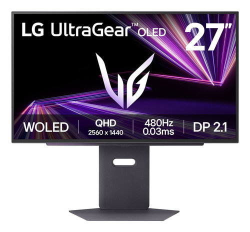 LG UltraGear 27GX790A-B - Moniteur OLED - jeux - 27" (26.5" visualisable) - 2560 x 1440 QHD @ 480 Hz - 275 cd/m² - 1500000:1 - DisplayHDR 400 True Black - 0.03 ms - 2xHDMI, DisplayPort 