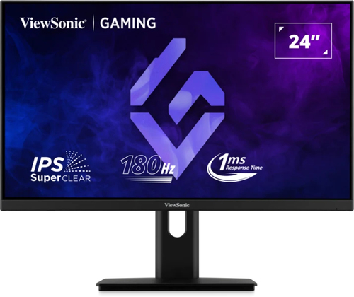 ViewSonic XG24G1 - Écran LED - jeux - 24" (23.8" visualisable) - 1920 x 1080 Full HD (1080p) @ 180 Hz - IPS - 300 cd/m² - 1000:1 - 1 ms - 2xHDMI, DisplayPort 