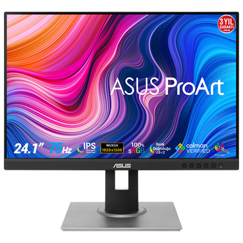 ASUS ProArt PA248QV - Écran LED - 24.1" (24" visualisable) - 1920 x 1200 WUXGA - IPS - 300 cd/m² - 1000:1 - 5 ms - HDMI, VGA, DisplayPort - haut-parleurs 