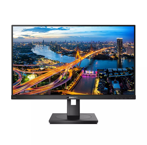 Philips B Line 242B1 - Écran LED - 24" - 1920 x 1080 Full HD (1080p) @ 75 Hz - IPS - 250 cd/m² - 1000:1 - 4 ms - HDMI, DVI-D, VGA, DisplayPort - haut-parleurs - texture noire 