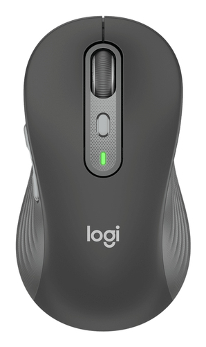 Logitech Signature M750 - Souris - optique - 6 boutons - sans fil - 2.4 GHz, Bluetooth - récepteur USB Logitech Logi Bolt - graphite