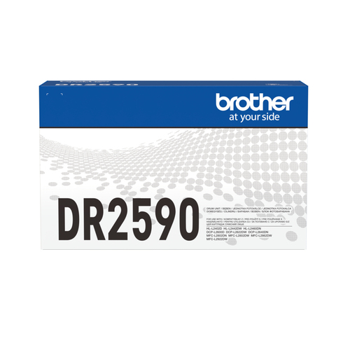 Brother DR2590 - Original - boîte - kit tambour - pour P/N: DCPL2600DYJ1, DCPL2622DWYJ1, MFCL2802DWYJ1, Pl#HLL2442DW 
