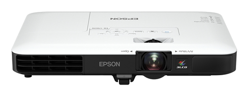 Epson EB-1780W - Projecteur LCD - portable - 3000 lumens (blanc) - 3000 lumens (couleur) - WXGA (1280 x 800) - 16:10 - 720p - 802.11n sans fil - noir, blanc 