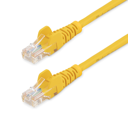 7m Yellow Snagless Cat5e Patch Cable 
