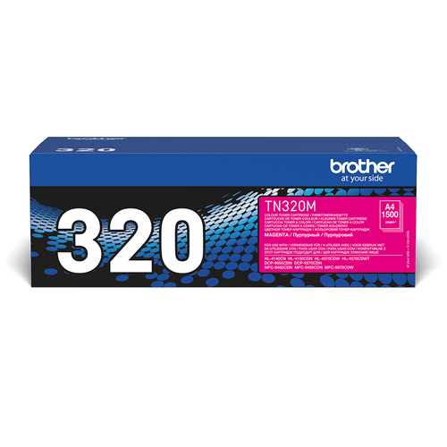 Brother TN320M - Magenta - original - cartouche de toner - pour Brother DCP-9055CDN, DCP-9270CDN, HL-4140CN, MFC-9465CDN 