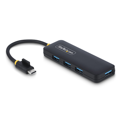 StarTech.com 4-Port USB-C Hub, 5Gbps, USB-C to 4x USB-A, Bus Powered - Concentrateur (hub) - 4 x USB 3.2 Gen 1 - de bureau 