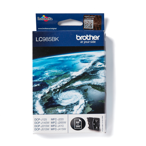 Brother LC985BK - Noir - original - cartouche d'encre - pour Brother DCP-J140W, DCP-J315W, DCP-J515W, MFC-J410