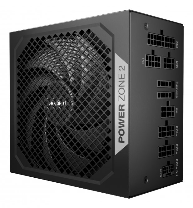 alimentation 750W, 100V - 240V, 92% de rendement moyen en mode actif, certifié 80 PLUS Platinum 230V