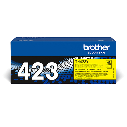 Brother TN423Y - Jumbo Yield - jaune - original - cartouche de toner - pour Brother DCP-L8410CDW, DCP-L8410CDWT, HL-L8360CDWMT, MFC-L8690CDW 