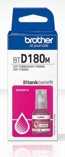 Brother BTD180M - Magenta - original - recharge d'encre - pour Brother DCP-T580DW 