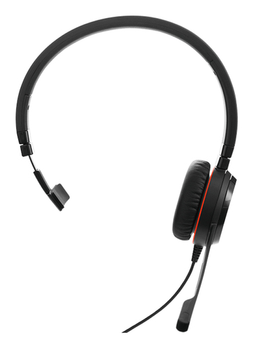 Jabra Evolve 30 II UC Mono - Micro-casque - sur-oreille - filaire - USB-C, USB-A - isolation acoustique - Certifié Alcatel-Lucent, Certifié Avaya, Certifié pour Microsoft Teams, Cisco Certified, Certifié Unify 