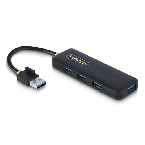 StarTech.com 4-Port USB-A Hub, 5Gbps, Bus Powered, Small Travel Mini Hub - Concentrateur (hub) - 4 x USB 3.2 Gen 1 - de bureau 