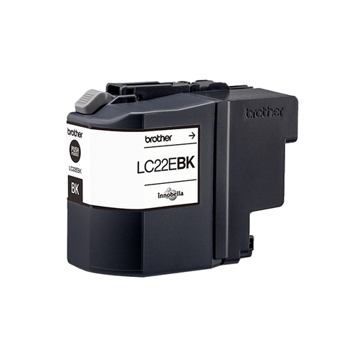 Brother LC22EBK - Très Haut Rendement - noir - original - cartouche d'encre - pour Brother MFC-J5920DW 