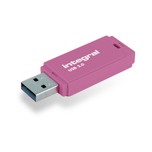 Integral Neon - Clé USB - 32 Go - USB 3.0 - rose 