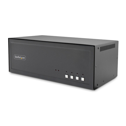 StarTech.com - Commutateur écran-clavier-souris/audio/USB - 4 x KVM / audio / USB - 1 utilisateur local - de bureau - Conformité TAA 