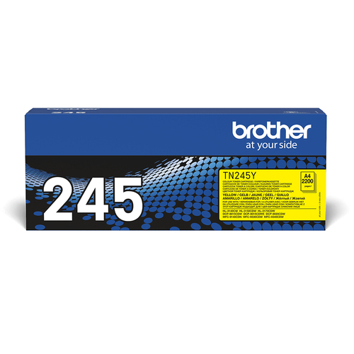 Brother TN245Y - Jaune - original - cartouche de toner - pour Brother DCP-9015CDW, DCP-9020CDN, DCP-9020CDW, HL-3150CDW, MFC-9140CDN 