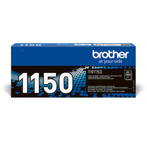 Brother TN1150 - Noir - original - boîte - cartouche de toner - pour Brother DCP-L1640W, DCP-L1642W, HL-L1240W, HL-L1242W 