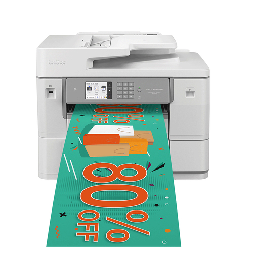 Brother MFC-J6959DW - Imprimante multifonctions - couleur - jet d'encre - A3/Ledger (support) - jusqu'à 25 ppm (copie) - jusqu'à 30 ppm (impression) - 850 feuilles - 33.6 Kbits/s - USB 2.0, LAN, hôte USB 2.0, NFC, Wi-Fi(n)