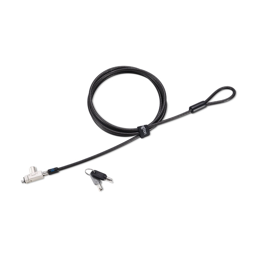 Kensington N17 Verrou pour ordinateur portable à clé pour fentes en forme de coin - Câble de sécurité - 1.83 m