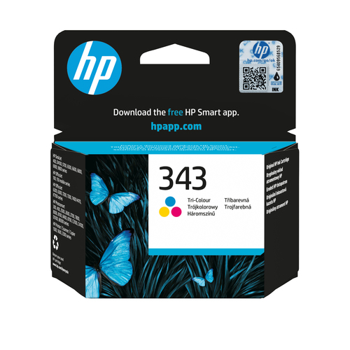 HP Ink Cart 343/3c 260sh FIJ - disponible 15 jours
