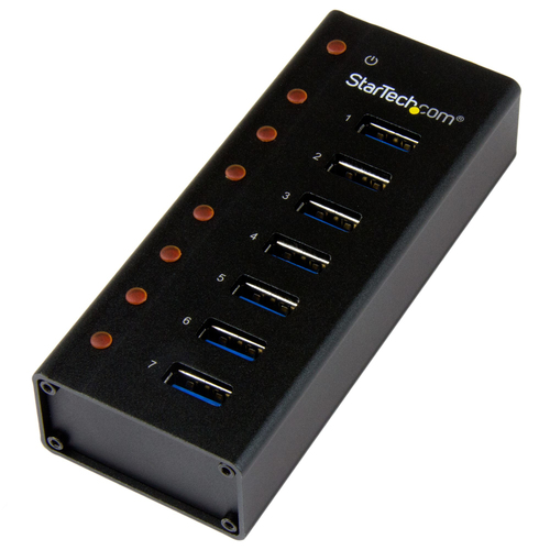 STARTECH 7 Port USB 3.0 Hub - Desktop/Wall-Mount - disponible 24 / 48h