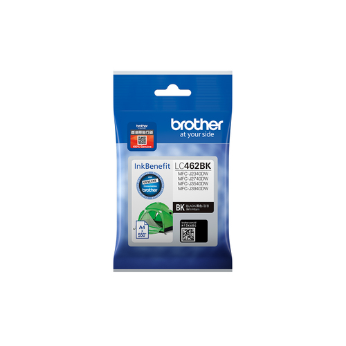 Brother LC462BK - Noir - original - cartouche d'encre - pour Brother MFC-J2340DW, MFC-J3540DW, MFC-J3940DW 