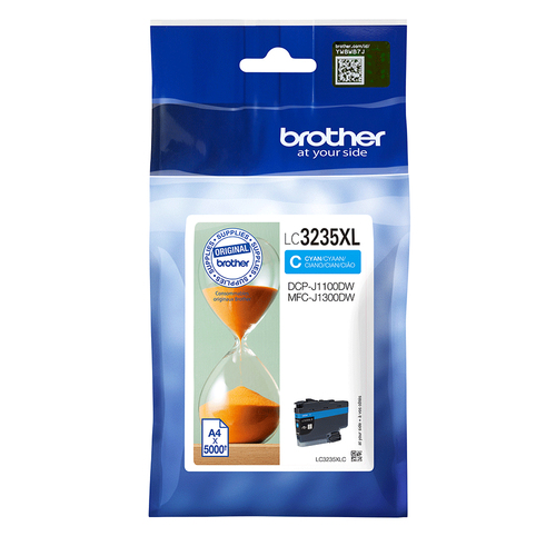 Brother LC3235XLC - À rendement élevé - cyan - original - cartouche d'encre - pour Brother DCP-J1100DW, MFC-J1300DW 