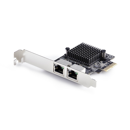 StarTech.com - Adaptateur réseau - PCIe 3.0 x2 profil bas - 5GBase-T x 1 - noir - Conformité TAA 