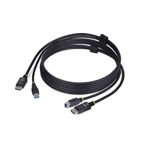 STARTECH DisplayPort and USB 5Gbps KVM Cable - disponible 24 / 48h