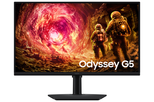 Samsung Odyssey G5 S27FG506EU - G50F Series - écran LED - jeux - 27" - 2560 x 1440 QHD @ 180 Hz - Fast IPS - 300 cd/m² - 1000:1 - HDR10 - 1 ms - HDMI, DisplayPort - noir 