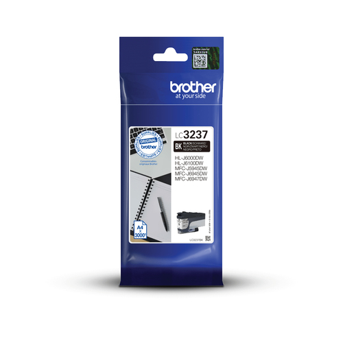 Brother LC3237BK - Noir - original - cartouche d'encre - pour Brother HL-J6000DW, HL-J6100DW, MFC-J6947DW 