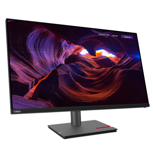Lenovo ThinkVision P32p-30 - Écran LED - 32" (31.5" visualisable) - 3840 x 2160 4K - IPS - 350 cd/m² - 1000:1 - 4 ms - Thunderbolt, HDMI, DisplayPort - noir corbeau 