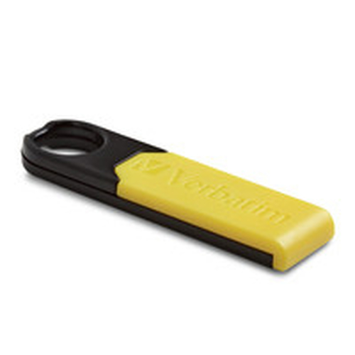 Verbatim Store 'n' Go Micro Plus - Clé USB - 8 Go - USB 2.0 - Jaune ensoleillé 