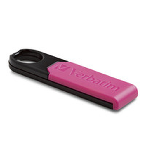 Verbatim Store 'n' Go Micro Plus - Clé USB - 8 Go - USB 2.0 - rose chaud 