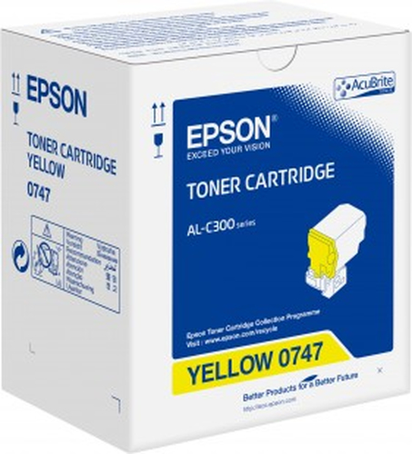 Epson - Jaune - original - cartouche de toner - pour Epson AL-C300, AcuLaser C3000, WorkForce AL-C300 