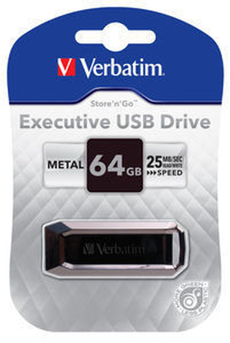 Verbatim Store 'n' Go Executive - Clé USB - 64 Go - USB 2.0 