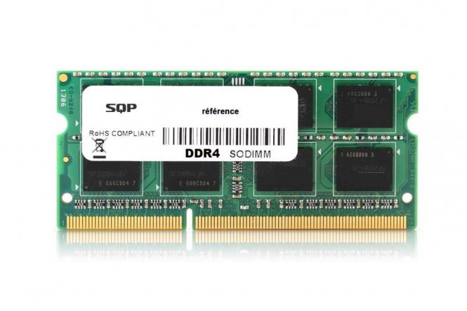MÃ©moire SQP spÃ©cifique pour HP - 16 Gb - DDR4 - Sodimm - 3200 Mhz - PC4-25600 - Unbuffered - 2R8 - 1.2V - CL22 