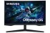 Samsung Odyssey G5 S27CG554EU - G55C Series - écran LED - jeux - incurvé - 27" - 2560 x 1440 QHD @ 165 Hz - VA - 300 cd/m² - 2500:1 - HDR10 - 1 ms - HDMI, DisplayPort - noir 