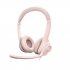 Logitech H390 - Micro-casque - sur-oreille - filaire - USB-A - rose 