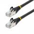 StarTech.com Câble Ethernet CAT6a 1m - LSZH, 10 GbE 100W PoE S/FTP - cordon de raccordement - 1 m - noir 