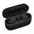 Jabra Evolve2 Buds UC - Écouteurs sans fil avec micro - intra-auriculaire - Bluetooth - Suppresseur de bruit actif - USB-C via un adaptateur Bluetooth - isolation acoustique - noir - certifié Zoom, Optimisé pour Google Meet 