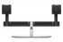 Dell Pro Dual Monitor Stand - MDS26 - Pied - pour 2 moniteurs - quick release mechanism - argent/noir - Taille d'écran : 19"-27" - Interface de montage : 100 x 100 mm - ordinateur de bureau 