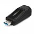 Startech Réseau adaptateur USB 3.0 vers Gigabit Ethernet - NIC USB vers RJ45 pour réseau 10/100/1000 - Adaptateur réseau - USB 3.0 - Gigabit Ethernet - noir 