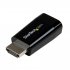 StarTech.com Adaptateur Compact HDMI vers VGA - Convertisseur Vidéo HDMI vers VGA - 1920 x 1280 / 1080p - Adaptateur vidéo - HDMI mâle pour HD-15 (VGA) femelle - 4.5 cm - noir - actif - pour P/N: DKT30CSDHPD3, SV211HDUC, SV221HUC4K 