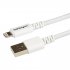 StarTech.com Câble Apple® Lightning vers USB pour iPhone, iPod, iPad 3 m Blanc - Câble iPhone 5 - Chargeur Synchronisation Lightning - 3m - Câble Lightning - Lightning mâle pour USB mâle - 3 m - blanc - pour P/N: KITBXAVHDPEU, KITBXAVHDPNA, KITBXAVHDPUK, 