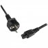 StarTech.com Cordon d'alimentation en trèfle Schuko CEE7 vers IEC 320 C5 1m pour PC portable - Câble secteur tripolaire EU à C5 - M/F Noir - Câble d'alimentation - IEC 60320 C5 pour power CEE 7/7 (M) - CA 250 V - 1 m - moulé - noir 
