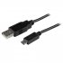 StarTech.com Câble de charge / synchronisation mobile USB A vers Micro B slim 15 cm - Cordon USB 2.0 pour smartphone / tablette M/M Noir - Câble USB - Micro-USB de type B (M) pour USB (M) - USB 2.0 - 15 cm - noir - pour P/N: CMDPHD2HD, DPMDPHD2HD, ST4CU42 