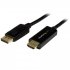 StarTech.com Câble adaptateur DisplayPort vers HDMI de 1 m - Convertisseur DP vers HDMI avec câble intégré - M/M - Ultra HD 4K - Noir - Câble adaptateur - DisplayPort mâle pour HDMI mâle - 1 m - noir - support 4K - pour P/N: TB3DK2DPPD, TB3DK2DPPDUE, TB3D 